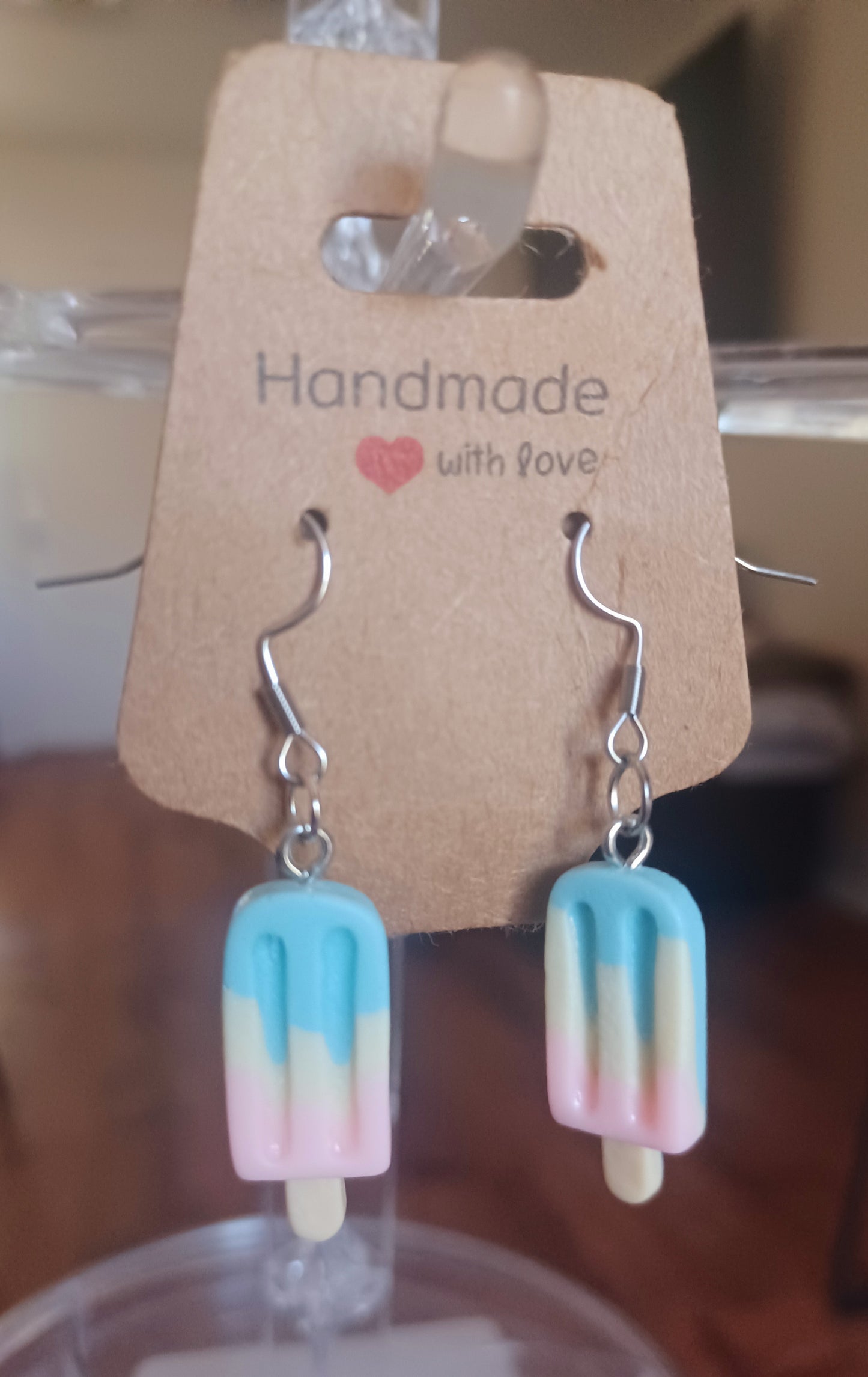 Blue, White. and Pink Popsicle